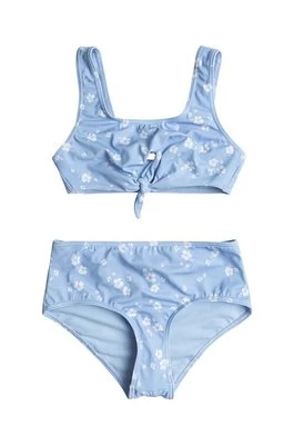Roxy dwuczęściowy strój kąpielowy dziecięcy DREAMERLETT kolor niebieski