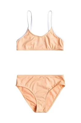 Roxy dwuczęściowy strój kąpielowy dziecięcy RG STORY kolor pomarańczowy