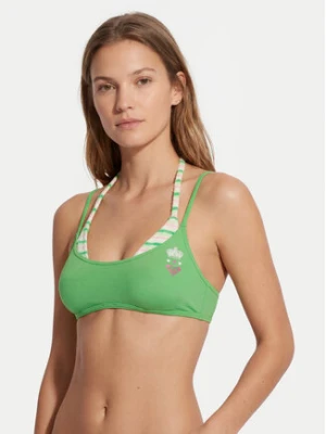Roxy Góra od bikini Bralette ERJX305733 Zielony