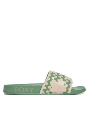 Roxy Klapki ARJL100909 Zielony