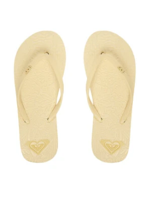 Roxy Klapki CEOWB-SS25-3C021 Żółty jasny