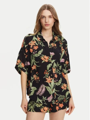 Roxy Koszula Beach Nostalgia ERJWT03680 Czarny Relaxed Fit