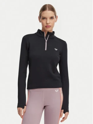Roxy Koszulka techniczna Waves Of Warmth Tech Top ERJFT05033 Czarny Regular Fit