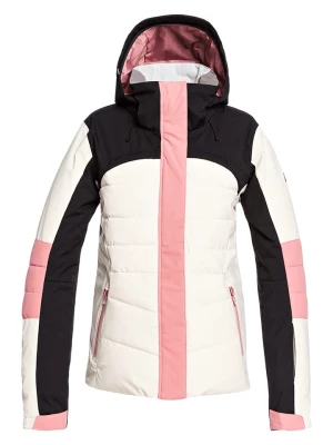 Roxy Kurtka narciarska "Dakota" w kolorze kremowo-jasnoróżowym rozmiar: XL