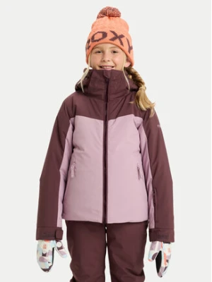 Roxy Kurtka snowboardowa Free Jet Block ERGTJ03197 Różowy Slim Fit