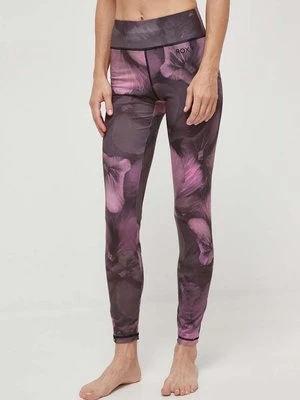 Roxy legginsy funkcyjne Daybreak kolor różowy