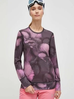 Roxy longsleeve funkcyjny Daybreak kolor różowy