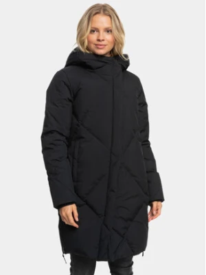 Roxy Płaszcz zimowy Abbie Jk Otlr ERJJK03550 Czarny Regular Fit