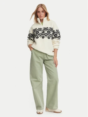 Roxy Polar ERJPF03178 Kremowy Relaxed Fit