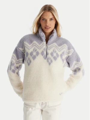 Roxy Polar Mountain Story ERJPF03228 Biały Regular Fit