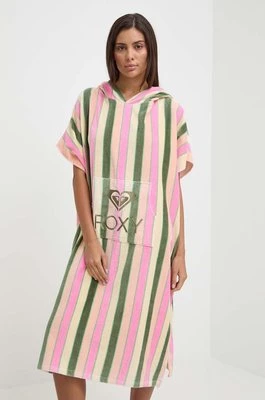 Roxy ręcznik bawełniany kolor różowy ERJAA04262