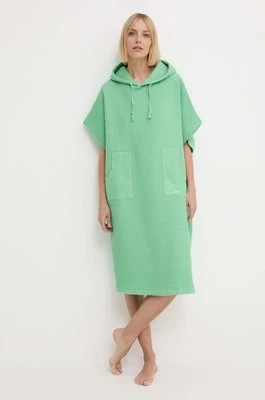 Roxy ręcznik bawełniany kolor zielony ERJAA04264
