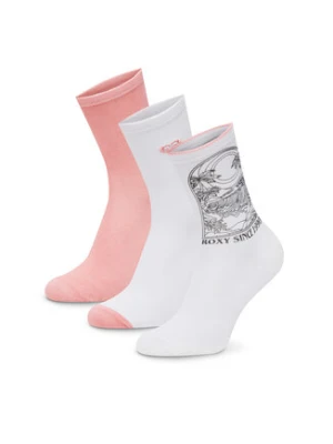 Roxy Skarpety długie AS_ROXY_05W_SS25 (3-PACK) Różowy