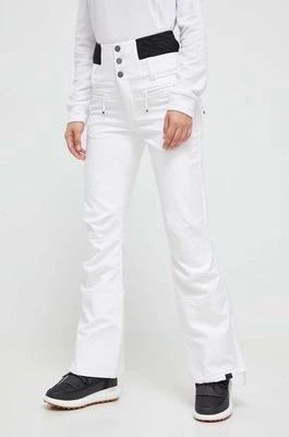 Roxy spodnie narciarskie Rising High kolor biały