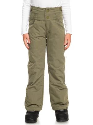 Roxy Spodnie narciarskie w kolorze khaki rozmiar: 176