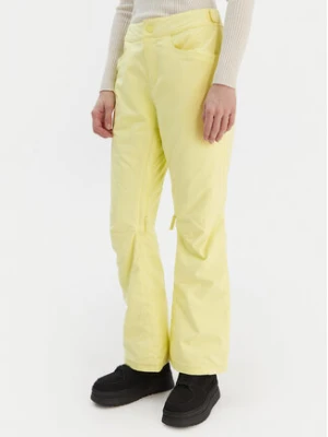 Roxy Spodnie snowboardowe Backyard ERJTP03299 Żółty Tailored Fit