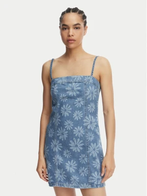 Roxy Sukienka jeansowa Dreamy Daze ERJDD03011 Niebieski Regular Fit