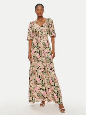 Roxy Sukienka letnia Peaceful Swell Again ERJWD03789 Kolorowy Regular Fit
