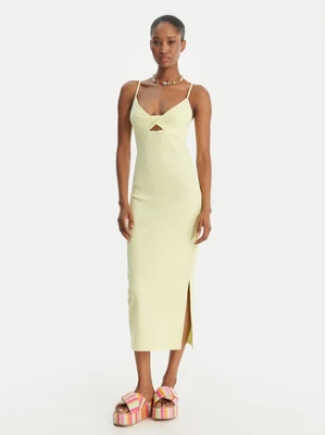 Roxy Sukienka letnia Wavey Lady ERJKD03530 Zielony Slim Fit