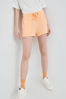 Roxy szorty damskie kolor pomarańczowy melanżowe high waist