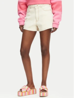 Roxy Szorty jeansowe Chlo Natural ERJDS03323 Kremowy Regular Fit