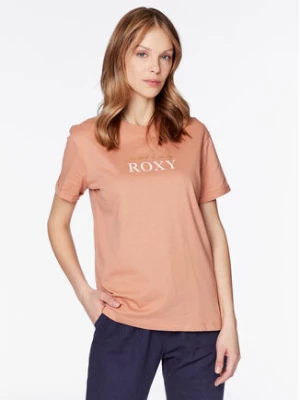 Roxy T-Shirt Noon Ocean ERJZT05490 Pomarańczowy Regular Fit