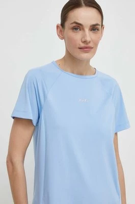 Roxy t-shirt treningowy Bold Moves kolor niebieski ERJKT04112