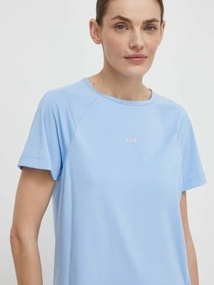 Roxy t-shirt treningowy Bold Moves kolor niebieski ERJKT04112