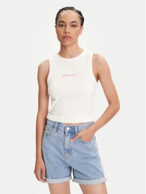 Roxy Top Iconic Days ERJKT04261 Écru Regular Fit