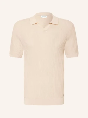Roy Robson Dzianinowa Koszulka Polo beige JASNOBRĄZOWY