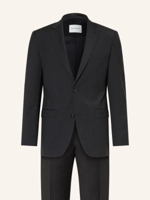 Roy Robson Garnitur O Kroju Slim Fit grau CZIEMNOSZARY
