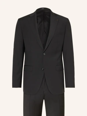 Roy Robson Garnitur O Kroju Slim Fit schwarz CZARNY