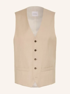 Roy Robson Kamizelka Do Garnituru O Kroju Extra Slim Fit beige
