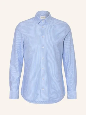 Roy Robson Koszula O Kroju Extra Slim Fit blau