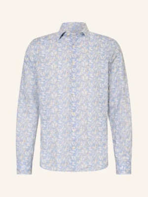 Roy Robson Koszula Slim Fit Z Lnu blau