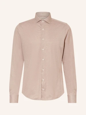 Roy Robson Koszula Z Dżerseju Slim Fit beige