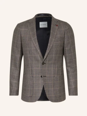 Roy Robson Marynarka O Kroju Slim Fit braun
