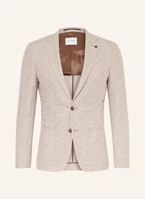 Roy Robson Marynarka Slim Fit braun