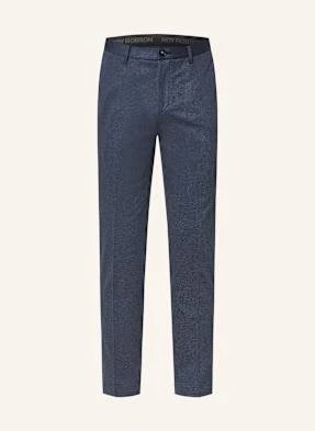 Roy Robson Spodnie Garniturowe Slim Fit blau
