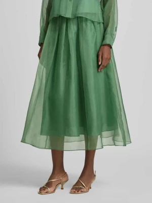Rozkloszowana długa spódnica z czystego jedwabiu model 'VISINO' Weekend Max Mara