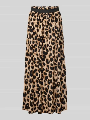 Rozkloszowana długa spódnica z czystej wiskozy model 'VENEDIG' Only