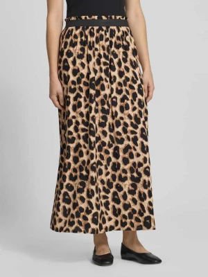 Rozkloszowana długa spódnica z czystej wiskozy model 'VENEDIG' Only