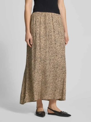 Rozkloszowana długa spódnica z czystej wiskozy model 'VENEDIG' Only