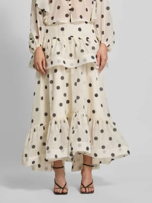 Rozkloszowana długa spódnica z falbanami model 'DOROTHY' Vero Moda