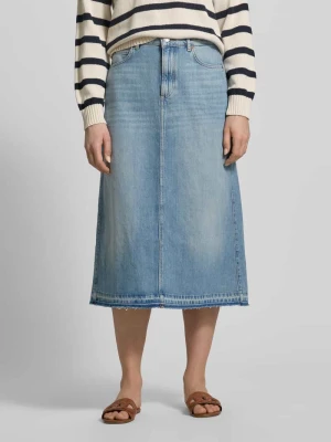 Rozkloszowana spódnica jeansowa z czystej Bawełna Marc O'Polo