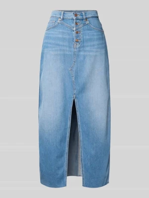 Rozkloszowana spódnica jeansowa z mieszanka bawełny model 'MIRA' Pepe Jeans