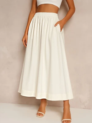 Rozkloszowana spódnica maxi z bawełny Serena LAÏF