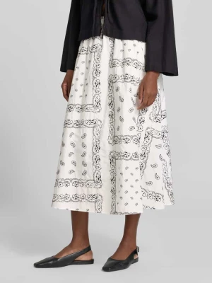Rozkloszowana spódnica maxi z czystej bawełny model 'CARAVAN' Weekend Max Mara