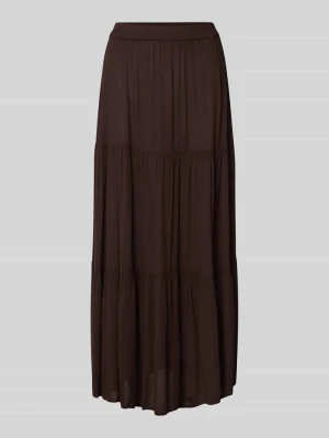 Rozkloszowana spódnica maxi z czystej wiskozy model 'MIKKA' Only
