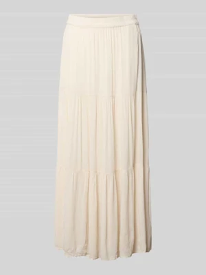 Rozkloszowana spódnica maxi z czystej wiskozy model 'MIKKA' Only
